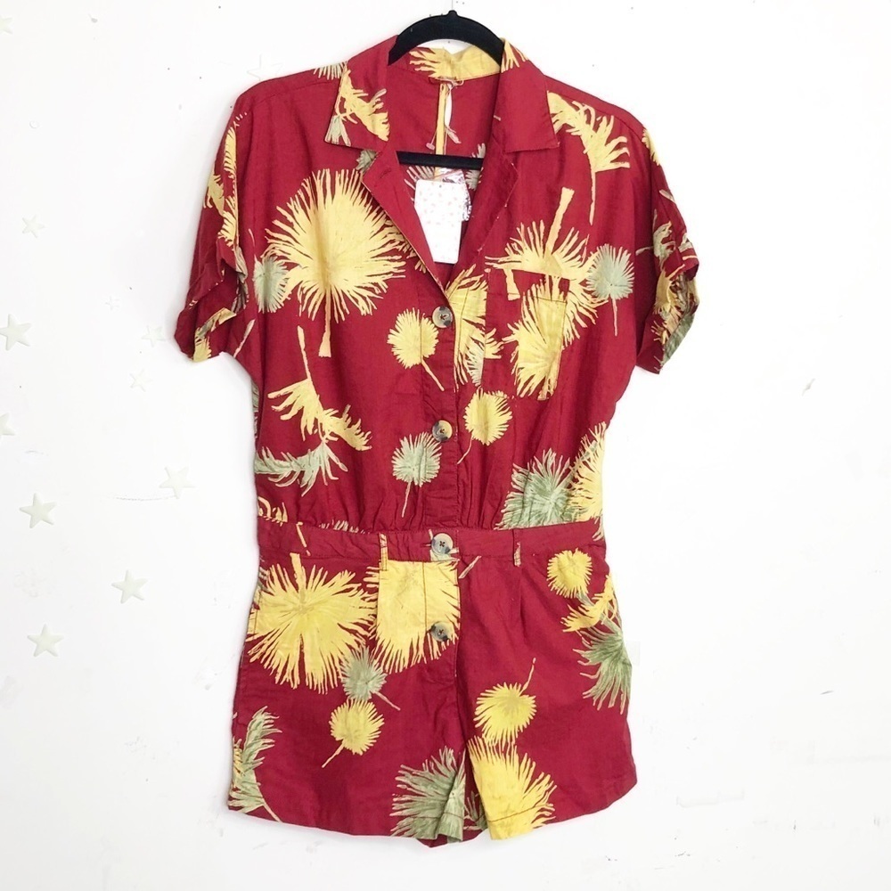 FREEPEOPLE Malibu tropical print jumpsuit - Picture 5 of 12